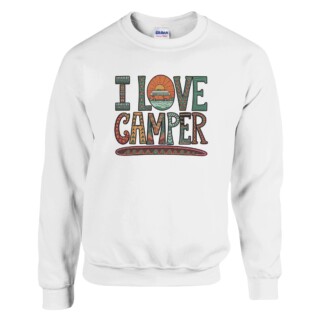 Sudadera "I Love Camper" blanco