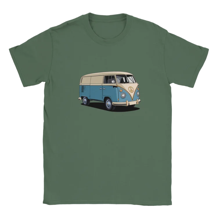 Camiseta "Furgo clásica" verde militar