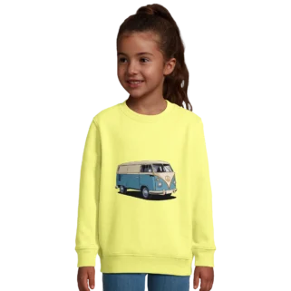 Sudadera "Furgo clásica" Infantil amarillo