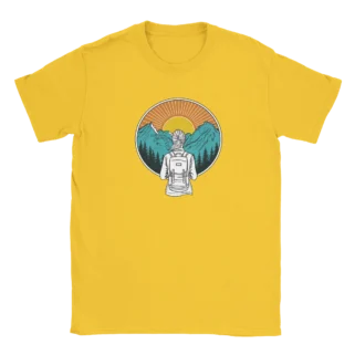 Camiseta "Mujer senderista" TG amarillo