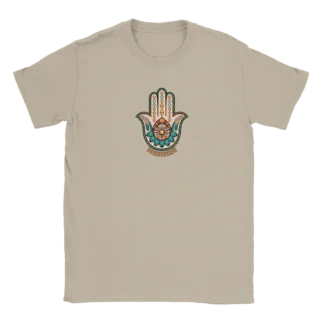 Camiseta "Mano de Fátima" TG beige