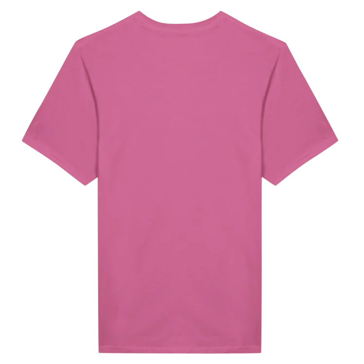 Camiseta "Pollas en vinagre" rosa espalda