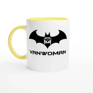 Taza cerámica "Vanwoman" amarillo