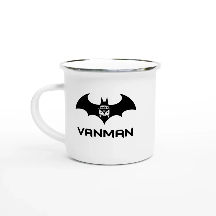 Taza esmaltada "Vanman"