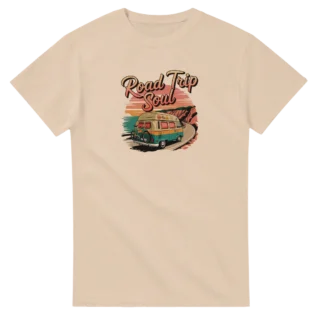 Camiseta "Road Trip Soul" natural