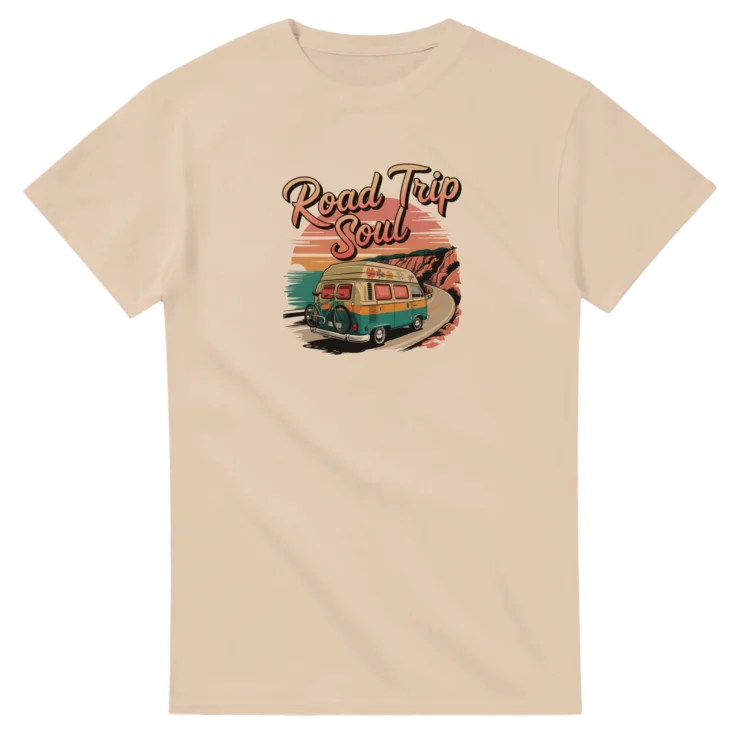 Camiseta "Road Trip Soul" natural