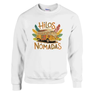 Sudadera "Hilos Nómadas" blanco