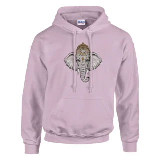 Sudadera "Ganesha" con capucha rosa