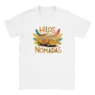 Camiseta "Hilos Nómadas" TG blanco