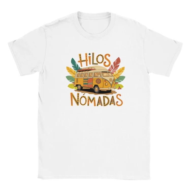 Camiseta "Hilos Nómadas" TG blanco