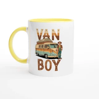 Taza cerámica "Van Boy" amarillo