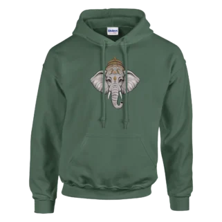 Sudadera "Ganesha" con capucha TG militar