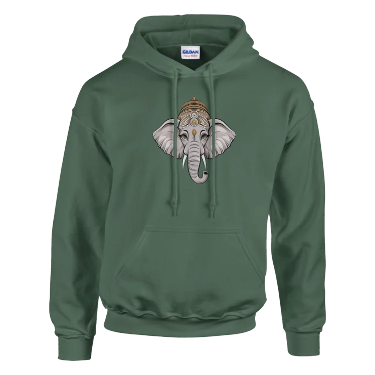 Sudadera "Ganesha" con capucha TG militar