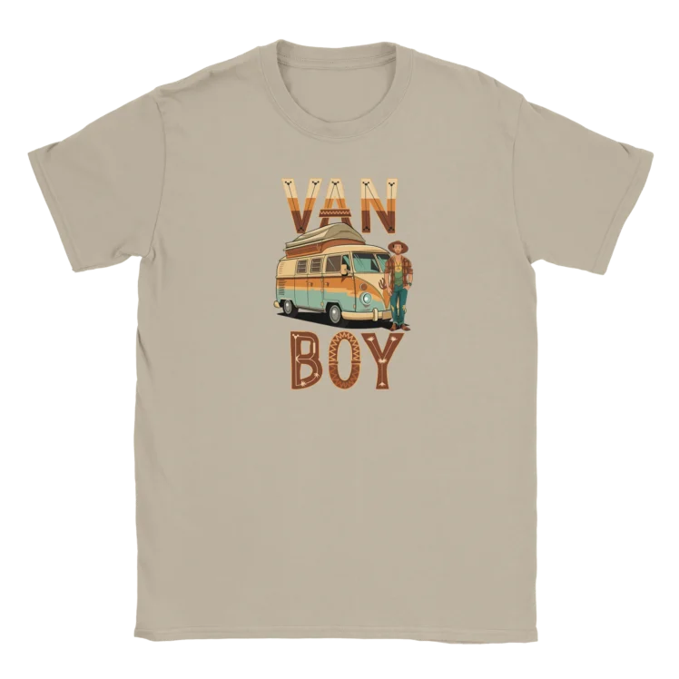 Camiseta "Van Boy" beige