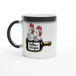 Taza mágica "Pollas en vinagre"