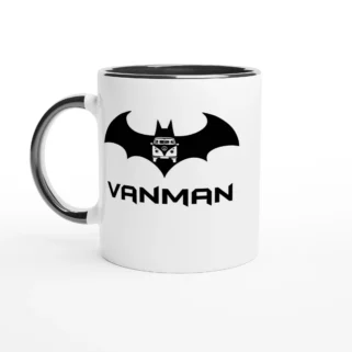 Taza cerámica "Vanman" negro