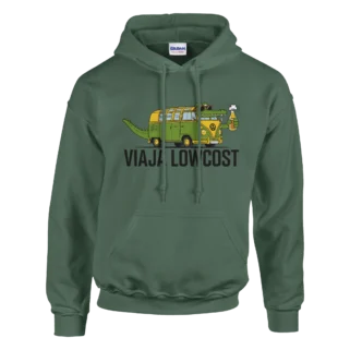 Sudadera "Viaja Lowcost" militar