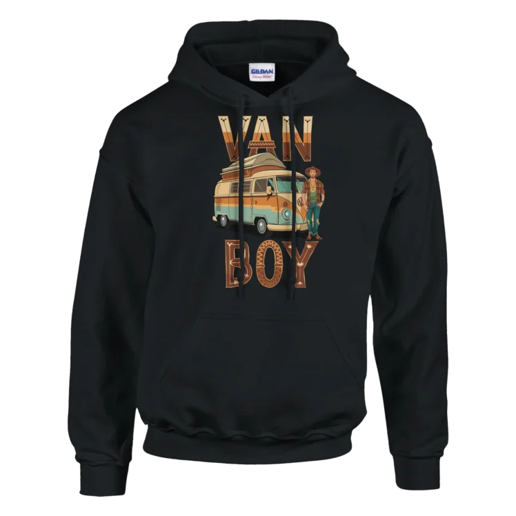 Sudadera "Van Boy" con capucha negro