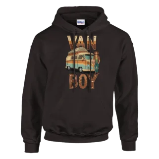 Sudadera "Van Boy" con capucha TG marrón