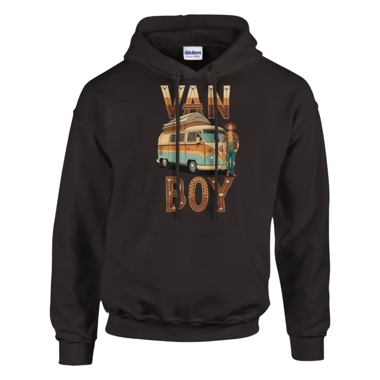 Sudadera "Van Boy" con capucha TG marrón