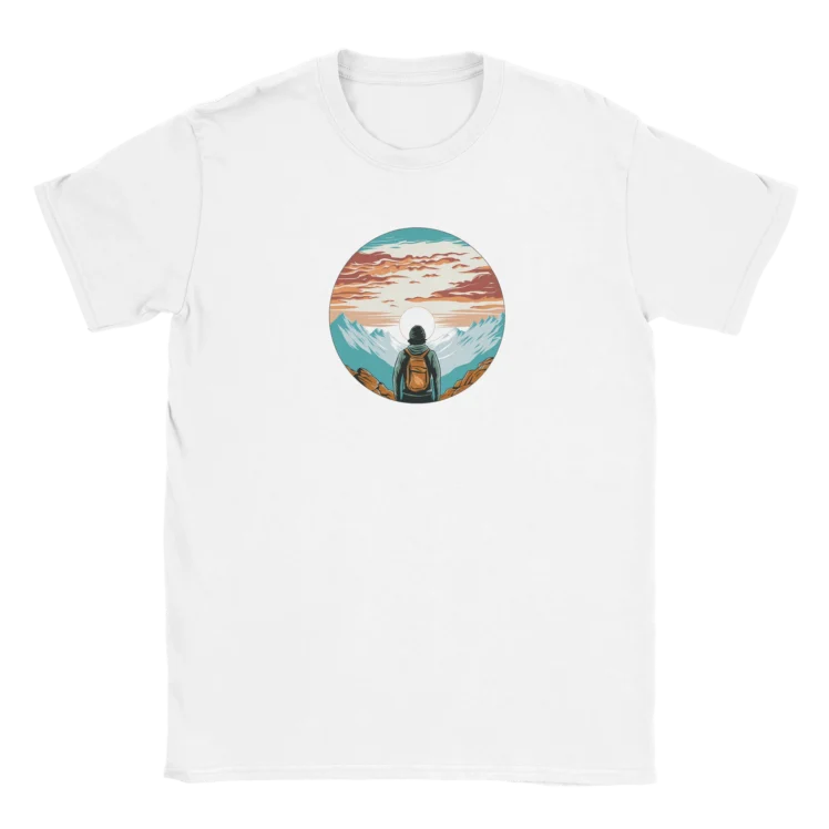 Camiseta "Hombre senderista" blanco