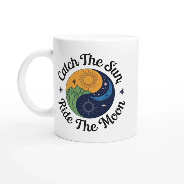 Taza cerámica "Catch the sun" blanco