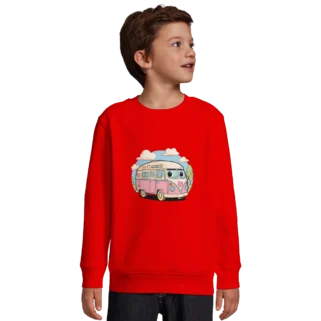 Sudadera "Furgo kids" infantil rojo