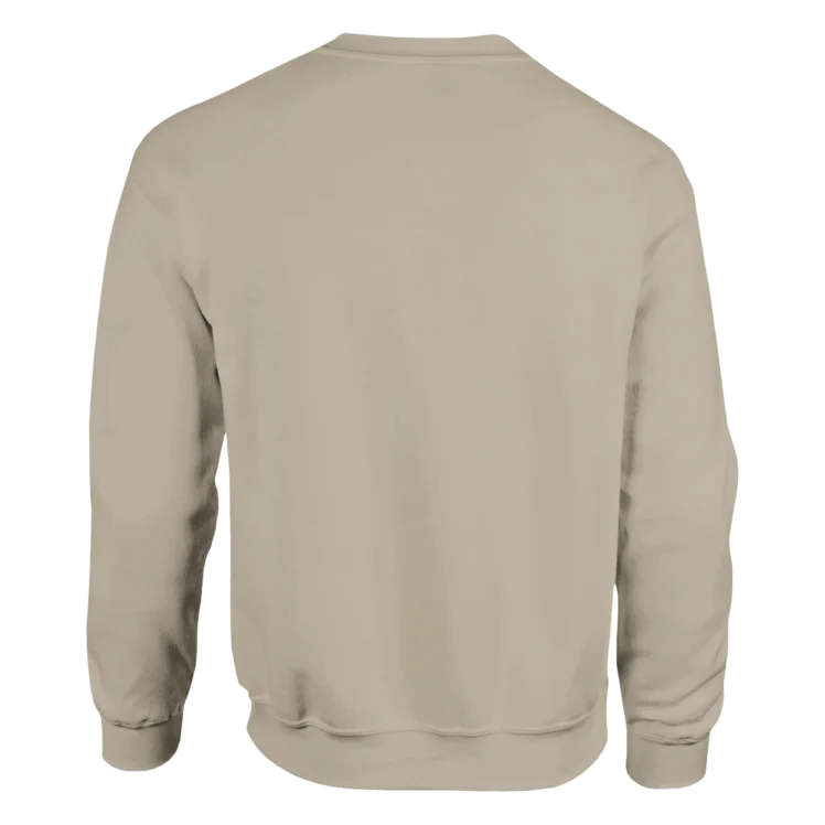 Sudadera "Pollas en vinagre" TG beige espalda