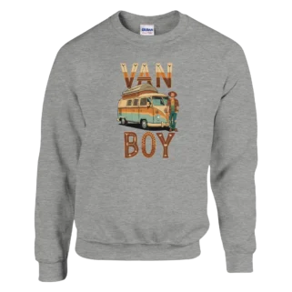 Sudadera "Van Boy" gris