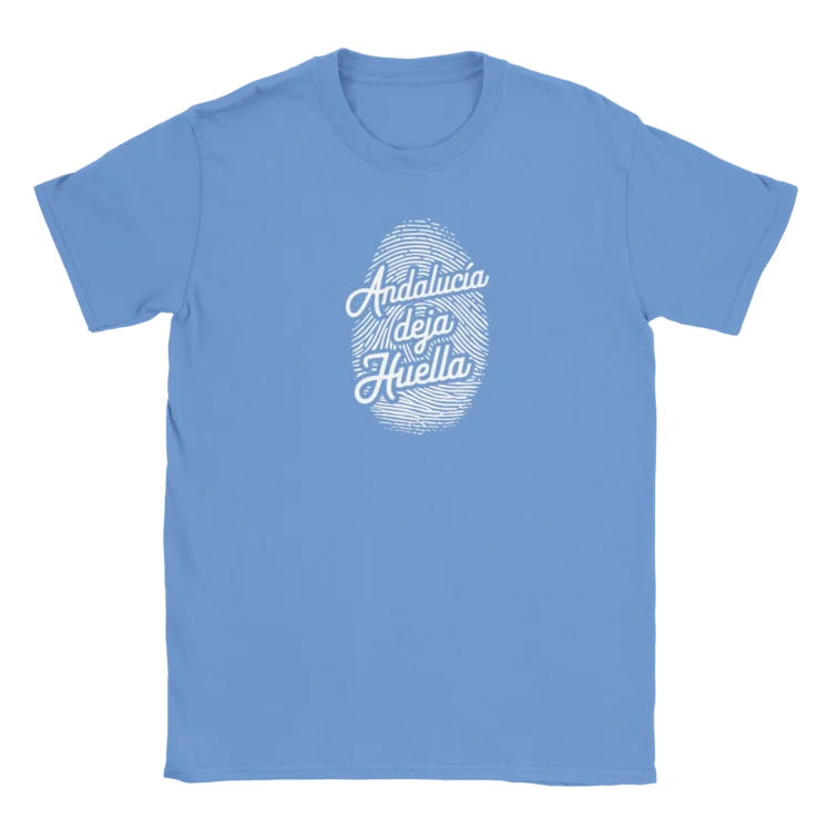 Camiseta "Andalucía deja huella" TG azul